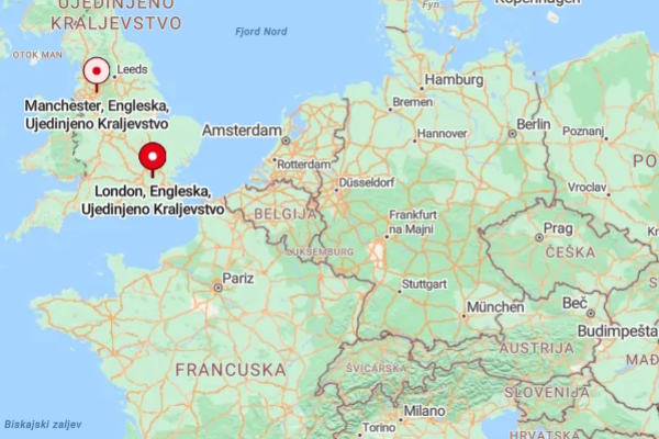 Jeftini Ryanair letovi iz Zagreba u Englesku