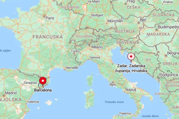 Jeftini Ryanair letovi iz Zadra - Barcelona Španjolska