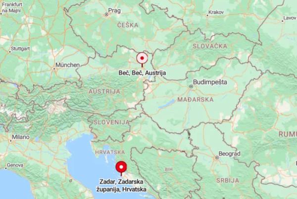 Jeftini Ryanair letovi iz Zadra - Beč