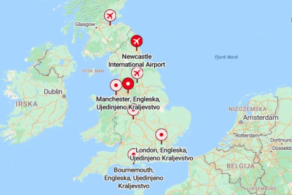 Jeftini Ryanair letovi iz Zadra - Velika Britanija