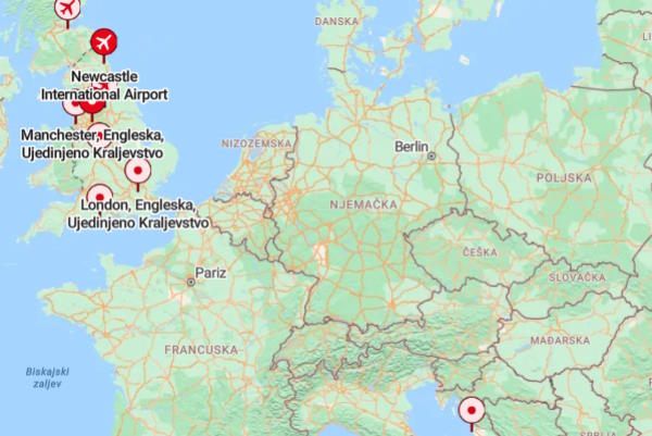 Jeftini Ryanair letovi iz Zadra - Velika Britanija