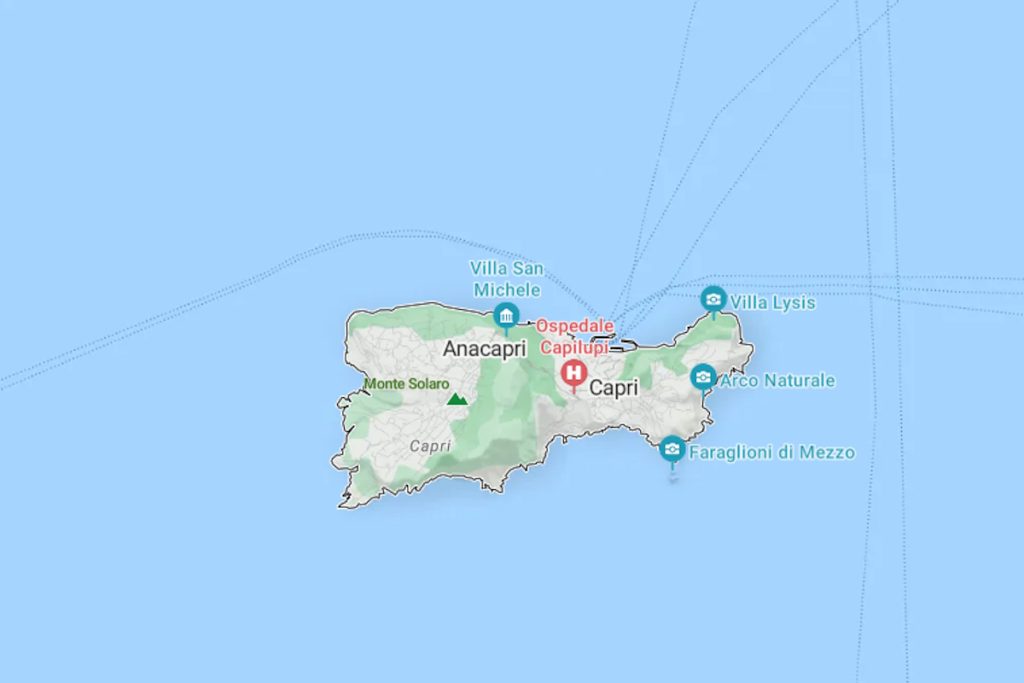Gdje se nalazi otok Capri
